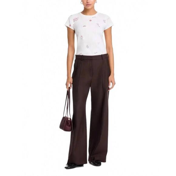 NEW RAG & BONE all over valentines tee in white - Picture 4 of 4